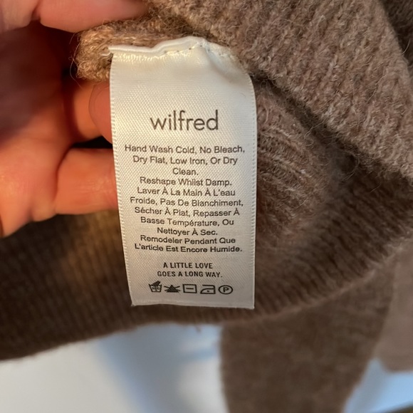 Aritzia Lorin Sweater, Tie Waist, Alpaca Wool - Picture 7 of 8